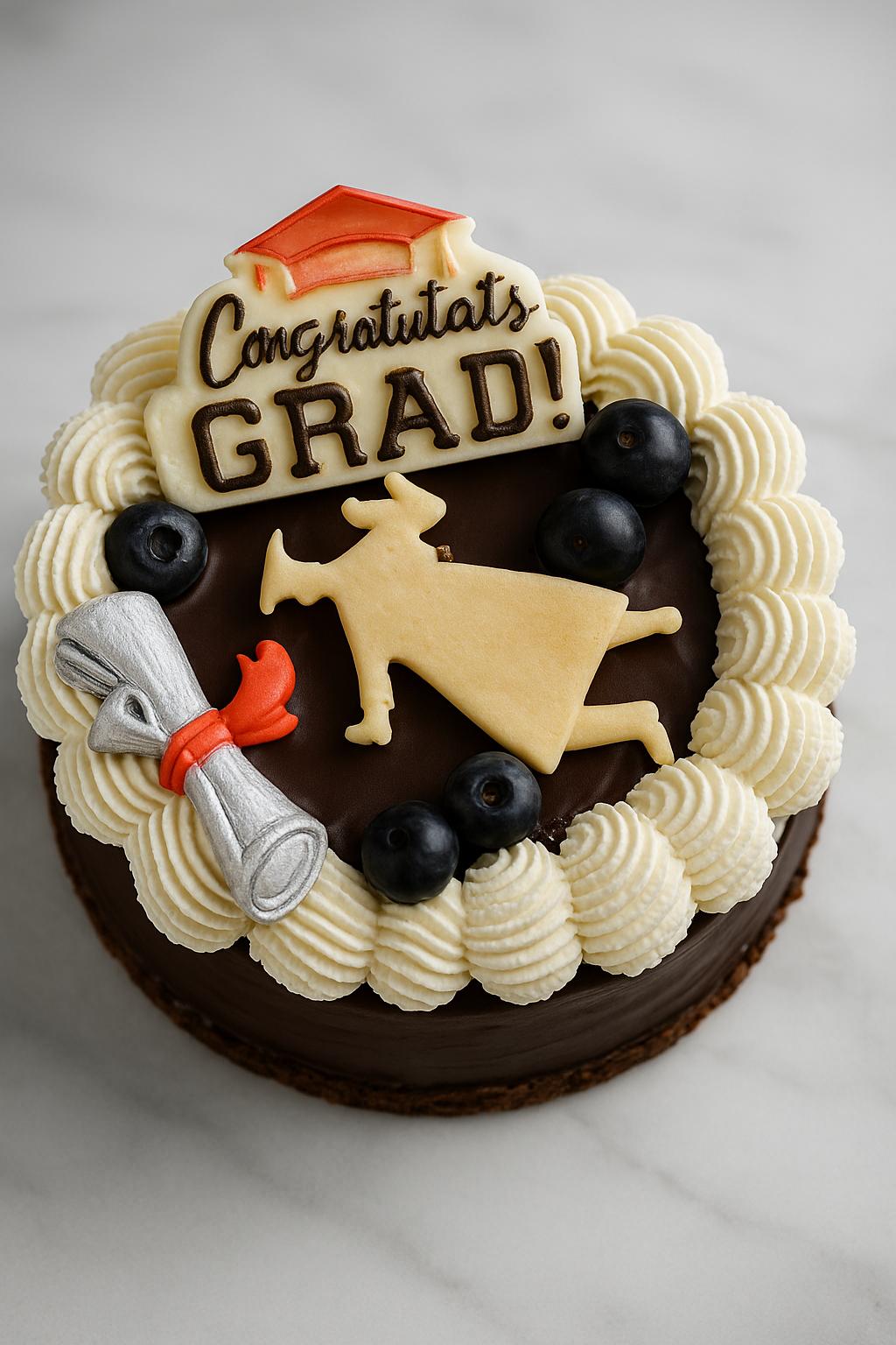 Gâteau de graduation