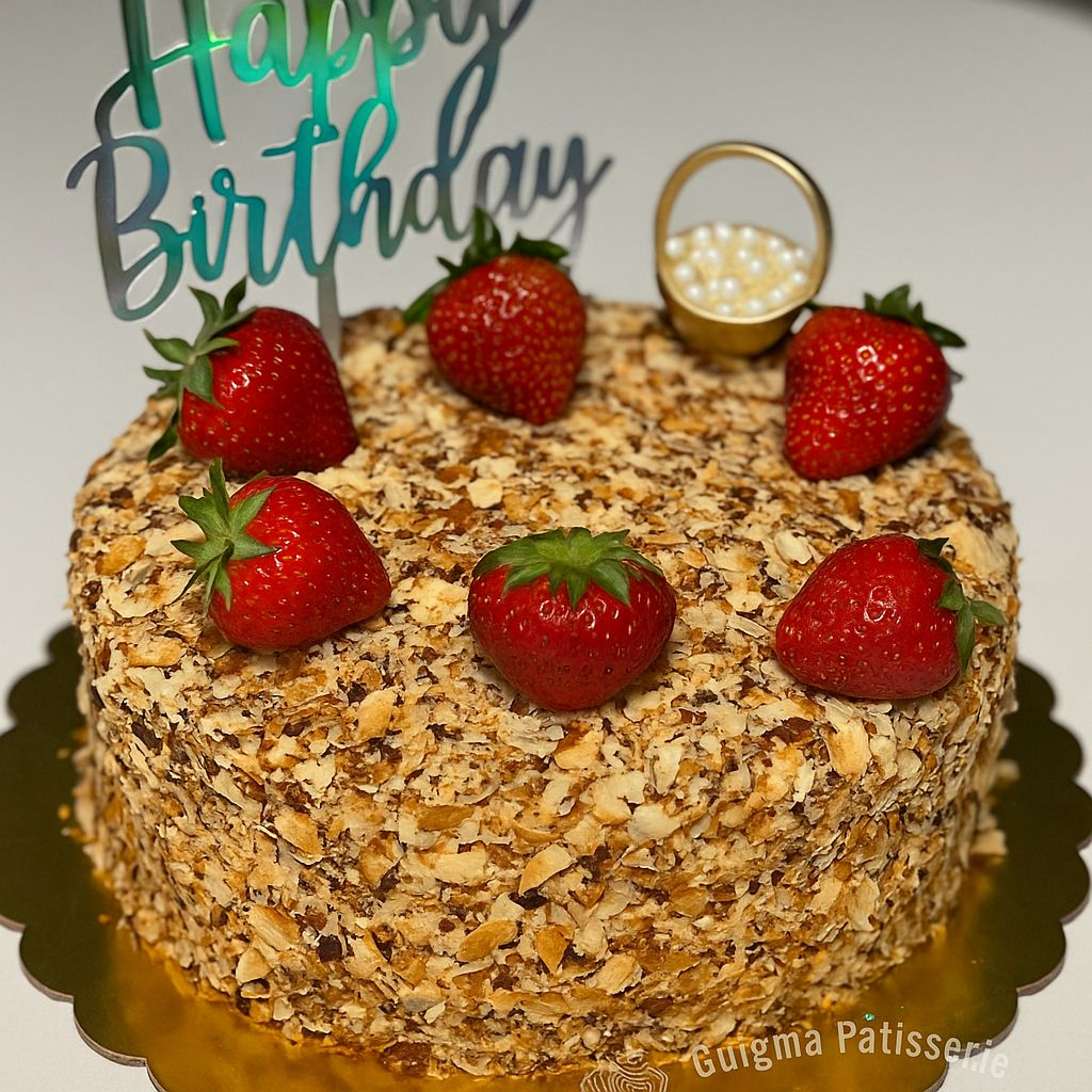 Gâteau personnalisé fleurs